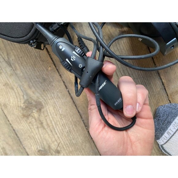 Bose X A10 Aviation Pilot Headset Dual GA Plug w/ Case & Ear Covers Mic Muff - Picture 16 of 16